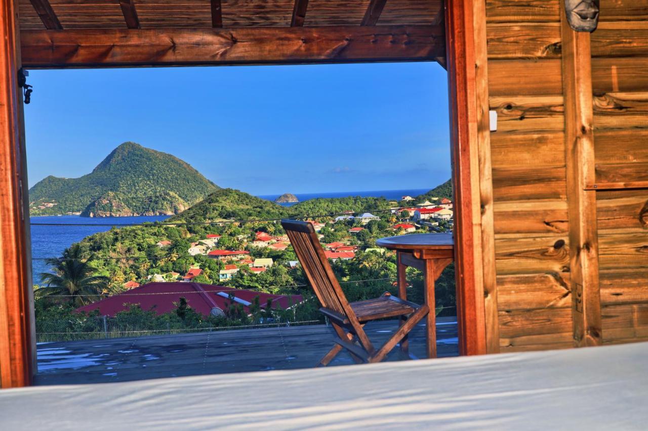Ti Kaz Anoli Cottage En Bois Avec Vue Sur La Baie Terre-de-Bas Экстерьер фото