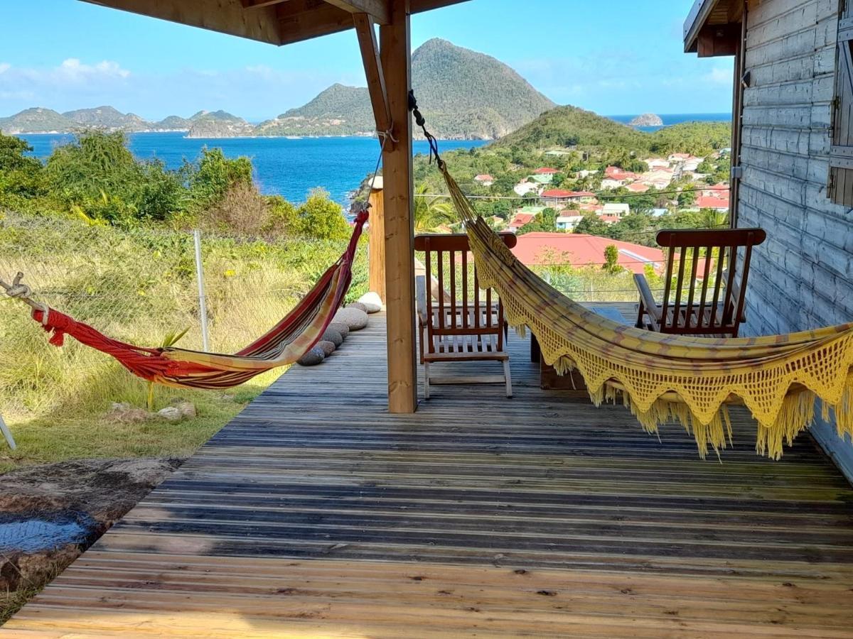 Ti Kaz Anoli Cottage En Bois Avec Vue Sur La Baie Terre-de-Bas Экстерьер фото