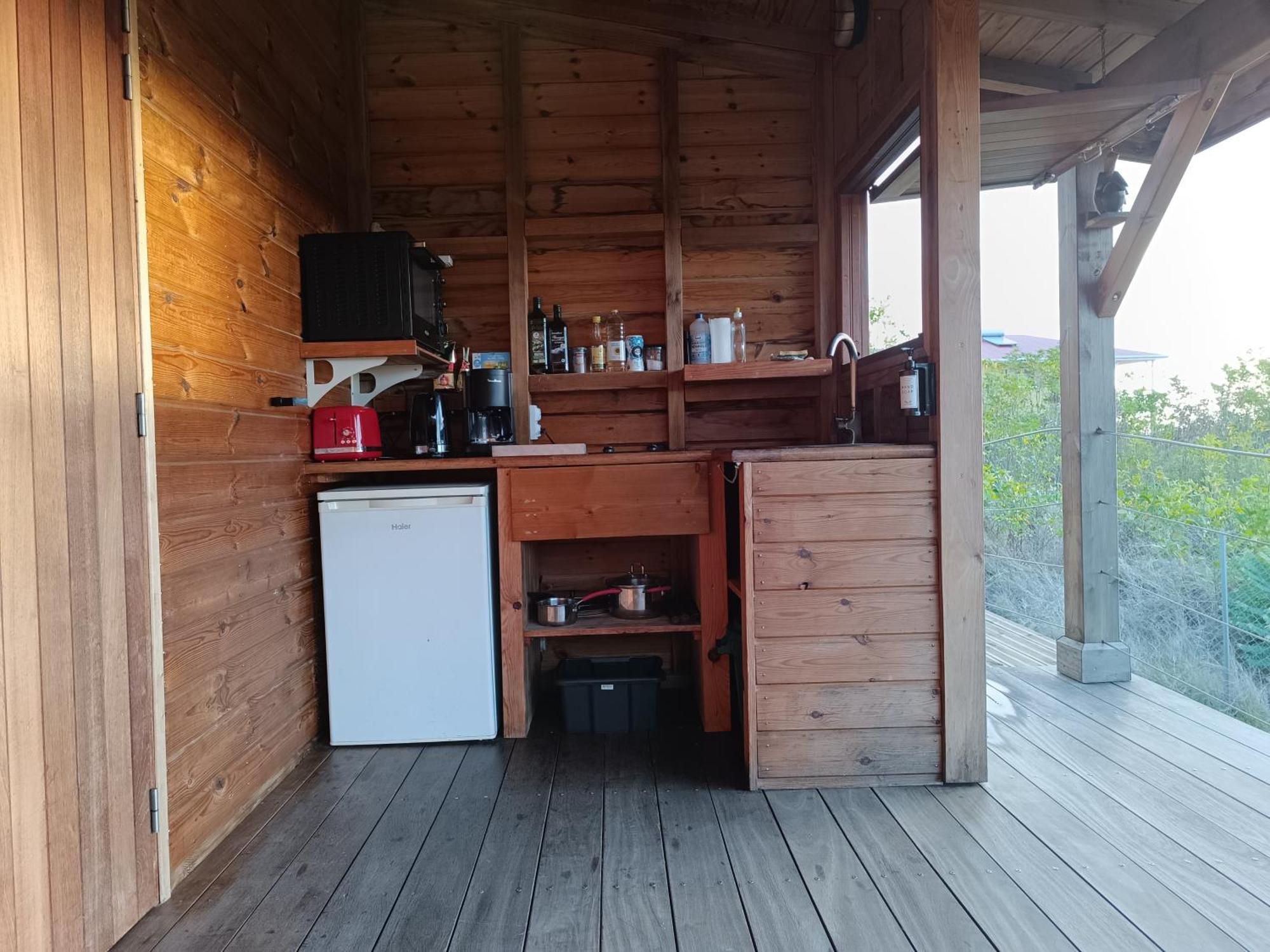 Ti Kaz Anoli Cottage En Bois Avec Vue Sur La Baie Terre-de-Bas Экстерьер фото